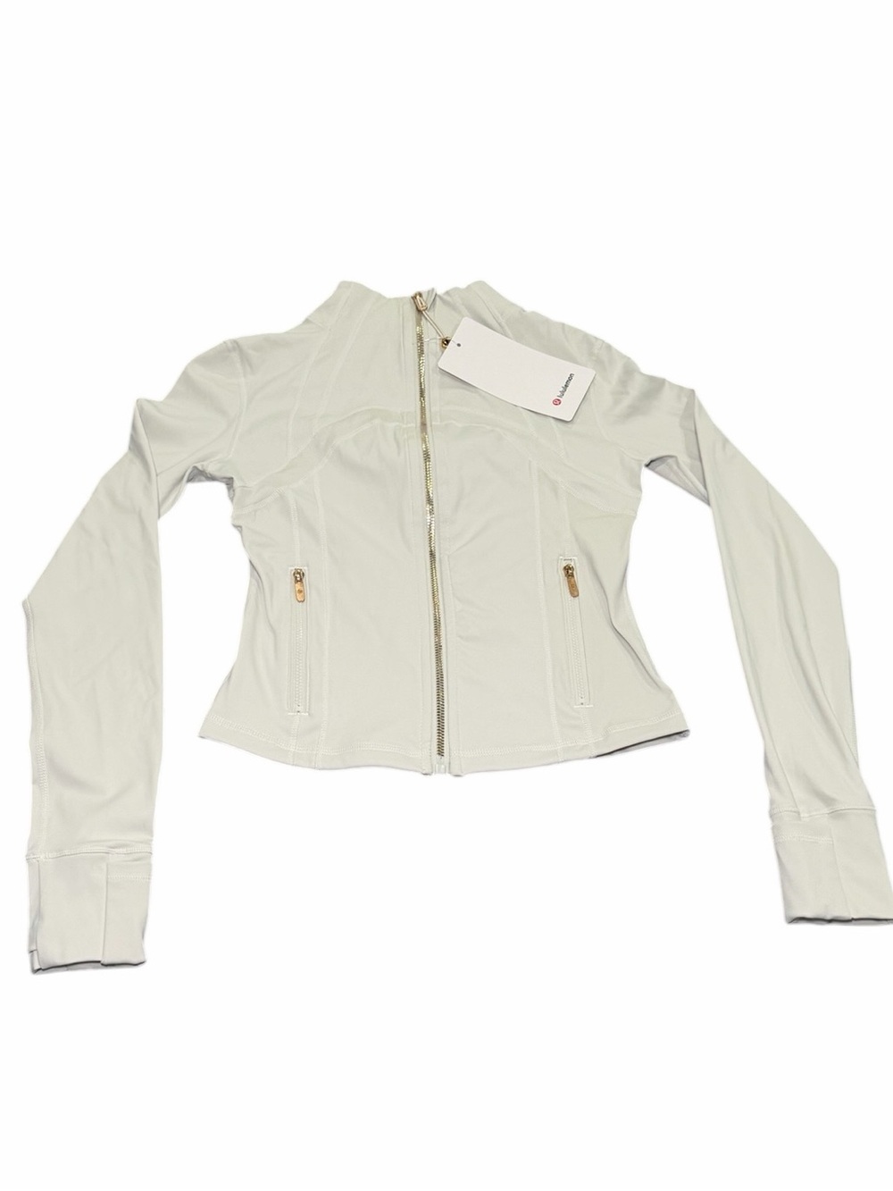 Lululemon Ivory Zip-Front Jacket